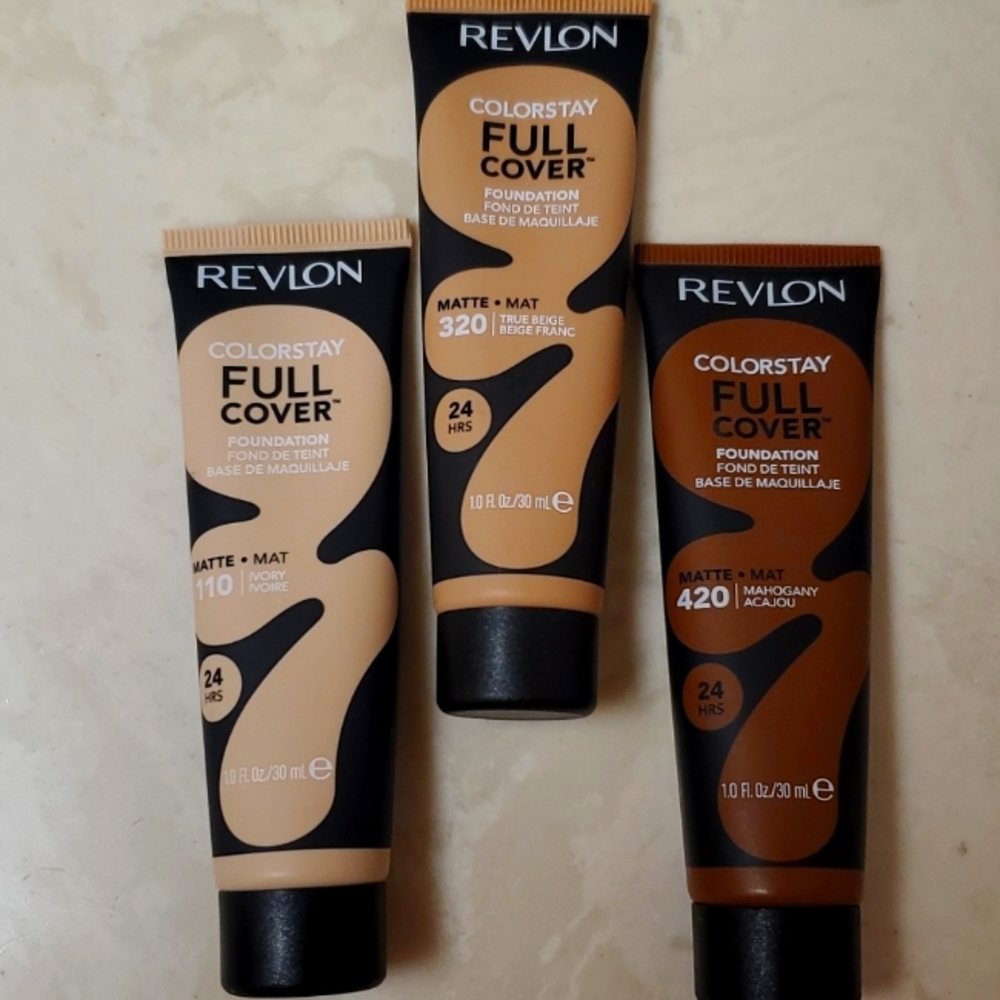 Revlon COLORSTAY Full Cover Foundation BUNDLE OF 3